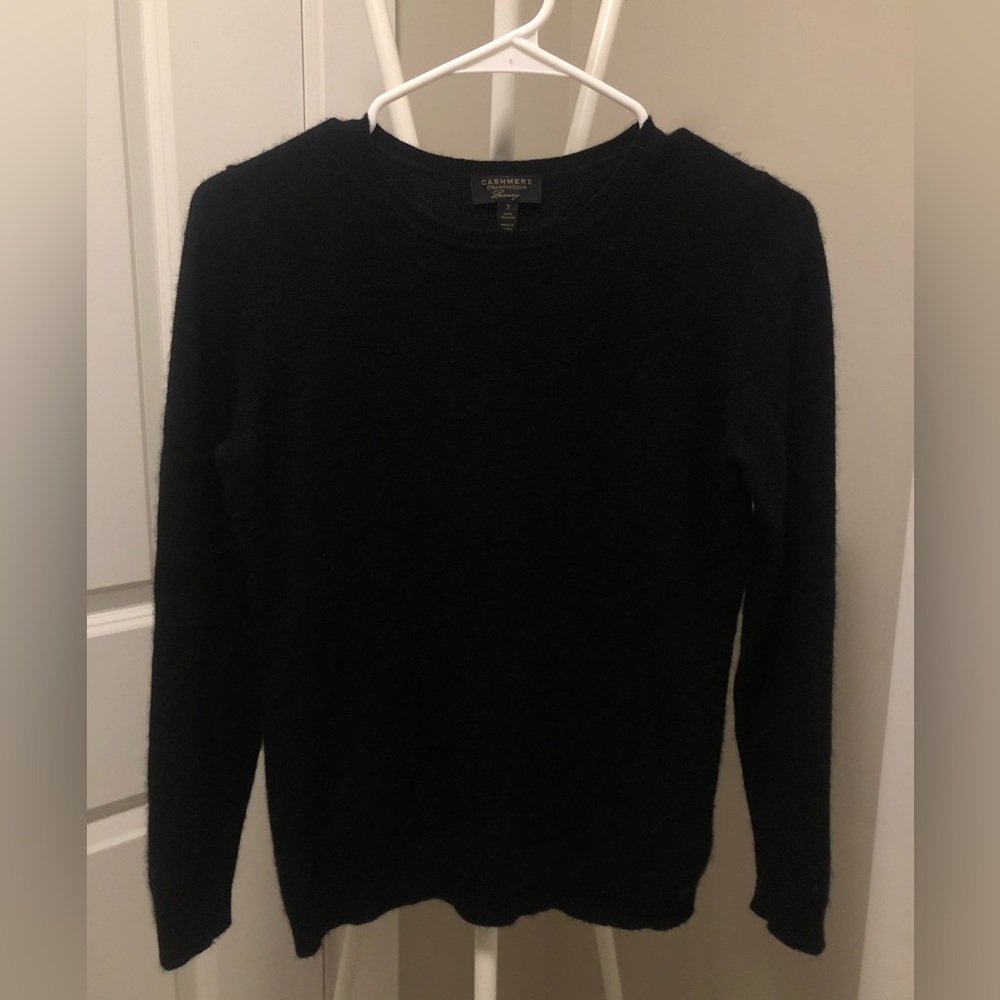 Black Cashmere Sweater